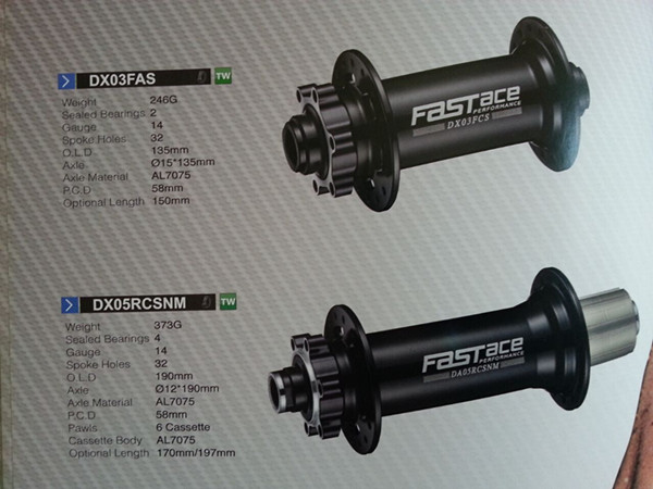 Fastace Cnc एल्यूमीनियम फैट बाइक असर हब फ्रंट 135/150-15, रियर 170/190/197x12 स्नो बाइक/फैट बाइक के लिए 0